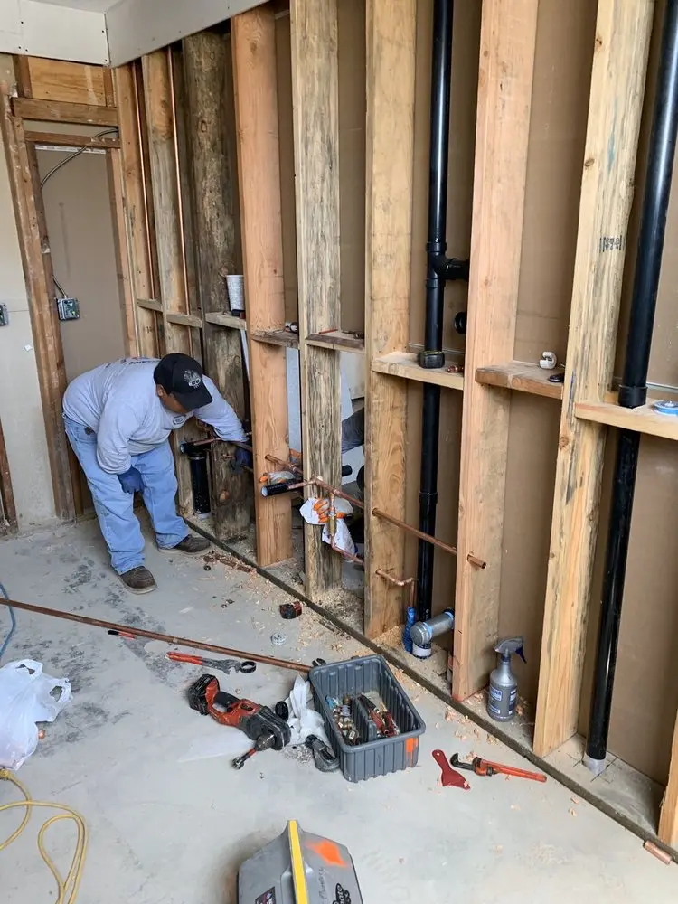 Commercial rough-in plumbing for Gas Line Repair in Ryle